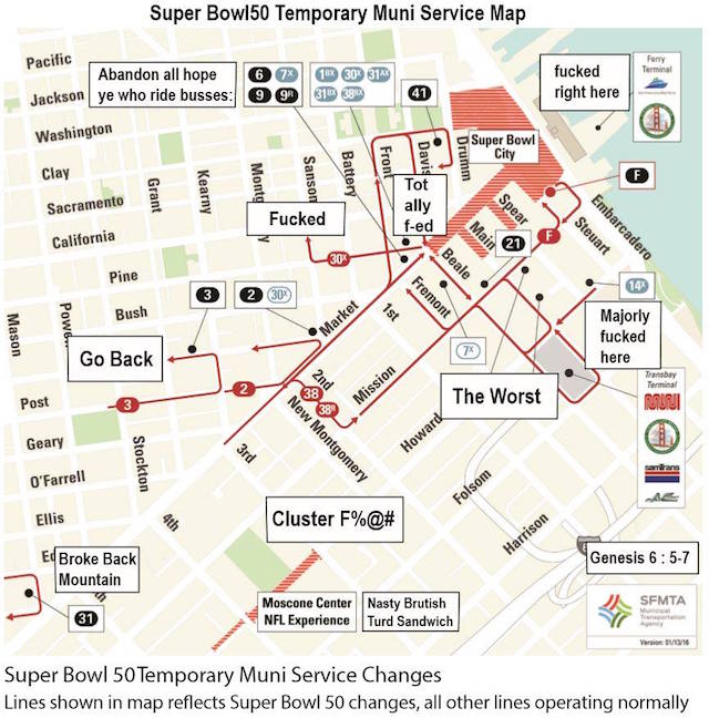 Via Broke-Ass Stuart: Muni’s Super Bowl map in local speak